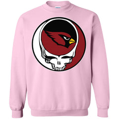 Arizona Cardinals Grateful Dead Steal Your Face Football Nfl Shirts Crewneck Pullover Sweatshirt Crewneck Pullover Sweatshirt - parenttees