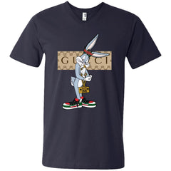 Best Gucci Rabbit T-shirt Men V-Neck T-Shirt Men V-Neck T-Shirt - parenttees