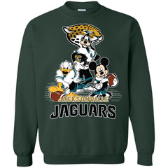 Mickey Mouse Jacksonville Jaguar American Football Nfl Sports Shirt Crewneck Pullover Sweatshirt Crewneck Pullover Sweatshirt - parenttees