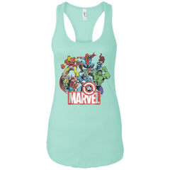 Marvel Avengers Team Retro Comic Vintage Graphic Women Tank Top Women Tank Top - parenttees