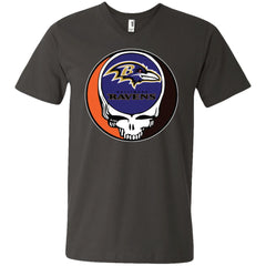 Baltimore Ravens Grateful Dead Steal Your Face Football Nfl Shirts Men V-Neck T-Shirt Men V-Neck T-Shirt - parenttees