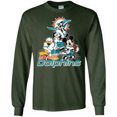 Mickey Mouse Miami Dolphins American Football Nfl Sports Shirt Men Long Sleeve Shirt Men Long Sleeve Shirt - parenttees