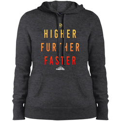 Marvel Captain Marvel Movie Higher Faster Women Hooded Sweatshirt