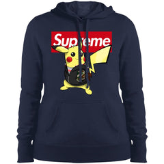 Supreme Pikachu T-shirt Women Hooded Sweatshirt Women Hooded Sweatshirt - parenttees
