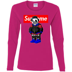 Supreme Bear Trending T-shirt Women Long Sleeve Shirt Women Long Sleeve Shirt - parenttees