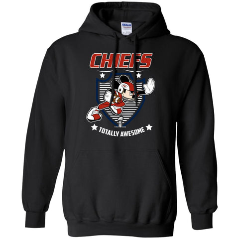 Nfl – Kansas City Chiefs Totally Awesome Mickey Mouse Super Bowl 2019 Football Pullover Hoodie Sweatshirt Black / S Pullover Hoodie Sweatshirt - parenttees