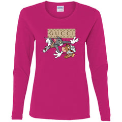 Gucci Tom And Jerry Cartoon T-shirt Women Long Sleeve Shirt Women Long Sleeve Shirt - parenttees