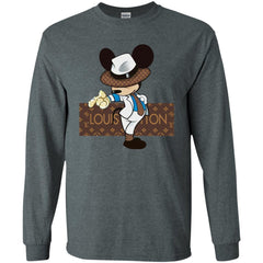 Louis Vuitton Mickey Dance Tshirt Men Long Sleeve Shirt Men Long Sleeve Shirt - parenttees