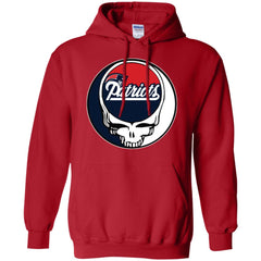 New England Patriots Grateful Dead Steal Your Face Football Nfl Shirts Pullover Hoodie Sweatshirt Pullover Hoodie Sweatshirt - parenttees