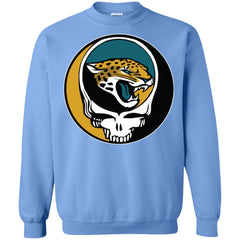 Jacksonville Jaguars Grateful Dead Steal Your Face Football Nfl Shirts Crewneck Pullover Sweatshirt Crewneck Pullover Sweatshirt - parenttees