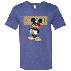 Gucci Mickey Gift Birthday T-shirt Men V-Neck T-Shirt