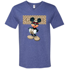 Gucci Mickey Gift Birthday T-shirt Men V-Neck T-Shirt Men V-Neck T-Shirt - parenttees