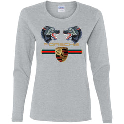 Trending Gucci Porsche Vip Shirt Women Long Sleeve Shirt