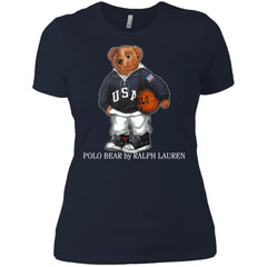 Polo Bear Ralph Lauren Shirt Women Cotton T-Shirt Women Cotton T-Shirt - parenttees