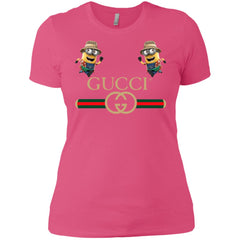 Gucci T-shirt Minion Funny Film T-shirt Women Cotton T-Shirt Women Cotton T-Shirt - parenttees