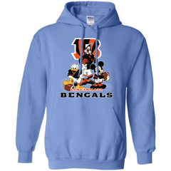 Mickey Mouse Cincinnati Bengals American Football Nfl Sports Shirt Pullover Hoodie Sweatshirt Pullover Hoodie Sweatshirt - parenttees