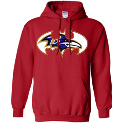 We Are The Baltimore Ravens Batman Nfl Mashup Pullover Hoodie Sweatshirt Pullover Hoodie Sweatshirt - parenttees