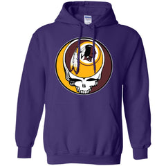 Washington Redskins Grateful Dead Steal Your Face Football Nfl Shirts Pullover Hoodie Sweatshirt Pullover Hoodie Sweatshirt - parenttees