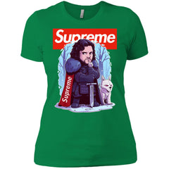 Supreme Game Of Thrones T-shirt Women Cotton T-Shirt Women Cotton T-Shirt - parenttees