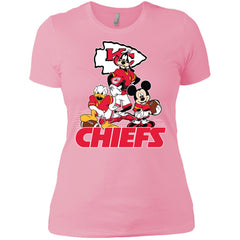 Mickey Mouse Kansas City Chiefs American Football Nfl Sports Shirt Women Cotton T-Shirt Women Cotton T-Shirt - parenttees