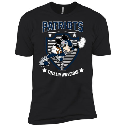 Nfl – New England Patriots Totally Awesome Mickey Mouse Super Bowl 2019 Football Men Short Sleeve T-Shirt Black / X-Small Men Short Sleeve T-Shirt - parenttees