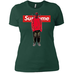 Supreme Deadpool Hiphop T-shirt Women Cotton T-Shirt Women Cotton T-Shirt - parenttees