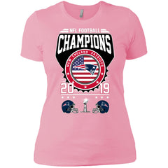 Nfl – Football Champions New England Patriots Super Bowl 2019 Women Cotton T-Shirt Women Cotton T-Shirt - parenttees