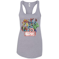 Marvel Avengers Team Retro Comic Vintage Graphic Women Tank Top Women Tank Top - parenttees