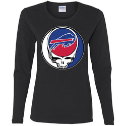 Buffalo Bills Grateful Dead Steal Your Face Football Nfl Shirts Women Long Sleeve Shirt