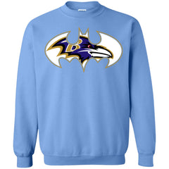 We Are The Baltimore Ravens Batman Nfl Mashup Crewneck Pullover Sweatshirt Crewneck Pullover Sweatshirt - parenttees