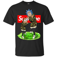 Supreme Rick And Morty Best T-shirt Men Cotton T-Shirt Men Cotton T-Shirt - parenttees