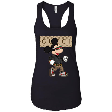 Gucci Shirt Mickey Mouse T-shirt Women Tank Top Black / X-Small Women Tank Top - parenttees