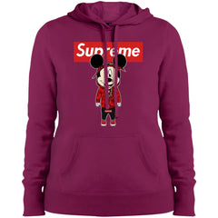 Supreme Mickey Style Fashion T-shirt Women Hooded Sweatshirt Women Hooded Sweatshirt - parenttees