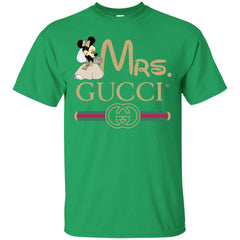 Mrs Minnie Gucci Couple Disney Shirt Valentine's Day T-shirt Men Cotton T-Shirt Men Cotton T-Shirt - parenttees