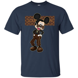 Best Louis Vuitton Mickey Fashion T-shirt Men Cotton T-Shirt