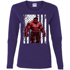 Giants Hulk Boston Red Sox T-shirt Flag Women Long Sleeve Shirt Women Long Sleeve Shirt - parenttees