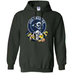 Nfl – Los Angeles Rams Super Bowl 2019 Mickey Mouse Minnie Mouse Donald Duck Daisy Duck Football Pullover Hoodie Sweatshirt Pullover Hoodie Sweatshirt - parenttees