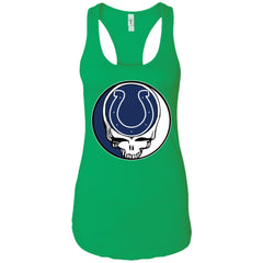 Indianapolis Colts Grateful Dead Steal Your Face Football Nfl Shirts Women Tank Top Women Tank Top - parenttees