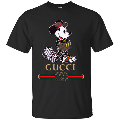 Gucci Mickey Kitty beauty T-shirt Men Cotton T-Shirt Black / S T-Shirts - parenttees