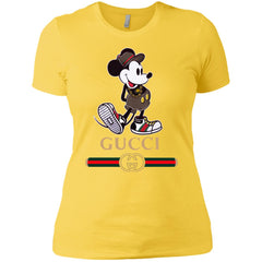 Gucci Mickey Kitty beauty T-shirt Women Cotton T-Shirt T-Shirts - parenttees