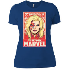 Captain Marvel Ornament Women Cotton T-Shirt Women Cotton T-Shirt - parenttees