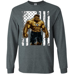 Giants Hulk Jacksonville Jaguars T-shirt Flag Men Long Sleeve Shirt Men Long Sleeve Shirt - parenttees