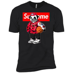 Supreme Bear Basketball T-shirt Men Short Sleeve T-Shirt Men Short Sleeve T-Shirt - parenttees