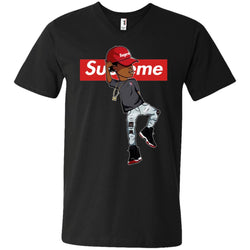 Supreme Marquese Scott T-shirt Men V-Neck T-Shirt