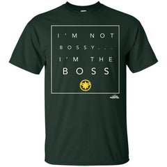 Captain Marvel Not Bossy I'm The Boss Men Cotton T-Shirt Men Cotton T-Shirt - parenttees