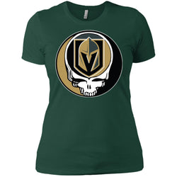 Vegas Golden Knights Grateful Dead Steal Your Face Hockey Nhl Shirts Women Cotton T-Shirt