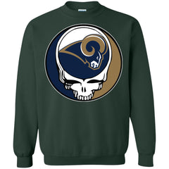 Los Angeles Rams Grateful Dead Steal Your Face Football Nfl Shirts Crewneck Pullover Sweatshirt Crewneck Pullover Sweatshirt - parenttees