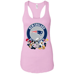 Nfl – New England Patriots Super Bowl 2019 Mickey Mouse Minnie Mouse Donald Duck Daisy Duck Football Women Tank Top Women Tank Top - parenttees