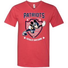 Nfl – New England Patriots Totally Awesome Mickey Mouse Super Bowl 2019 Football Men V-Neck T-Shirt Men V-Neck T-Shirt - parenttees