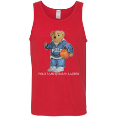 Polo Bear Ralph Lauren Men Cotton Tank Men Cotton Tank - parenttees